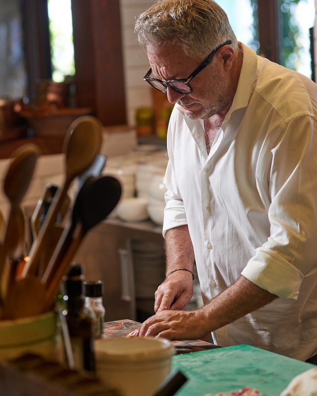 Chef Peppe Guida al lavoro