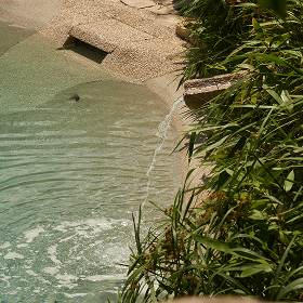 Ruscello in piscina