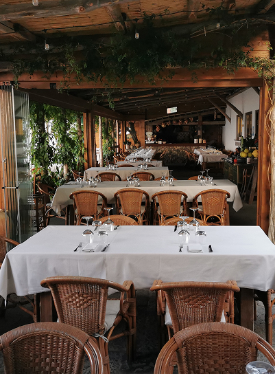 Ristorante interno Villa Rosa